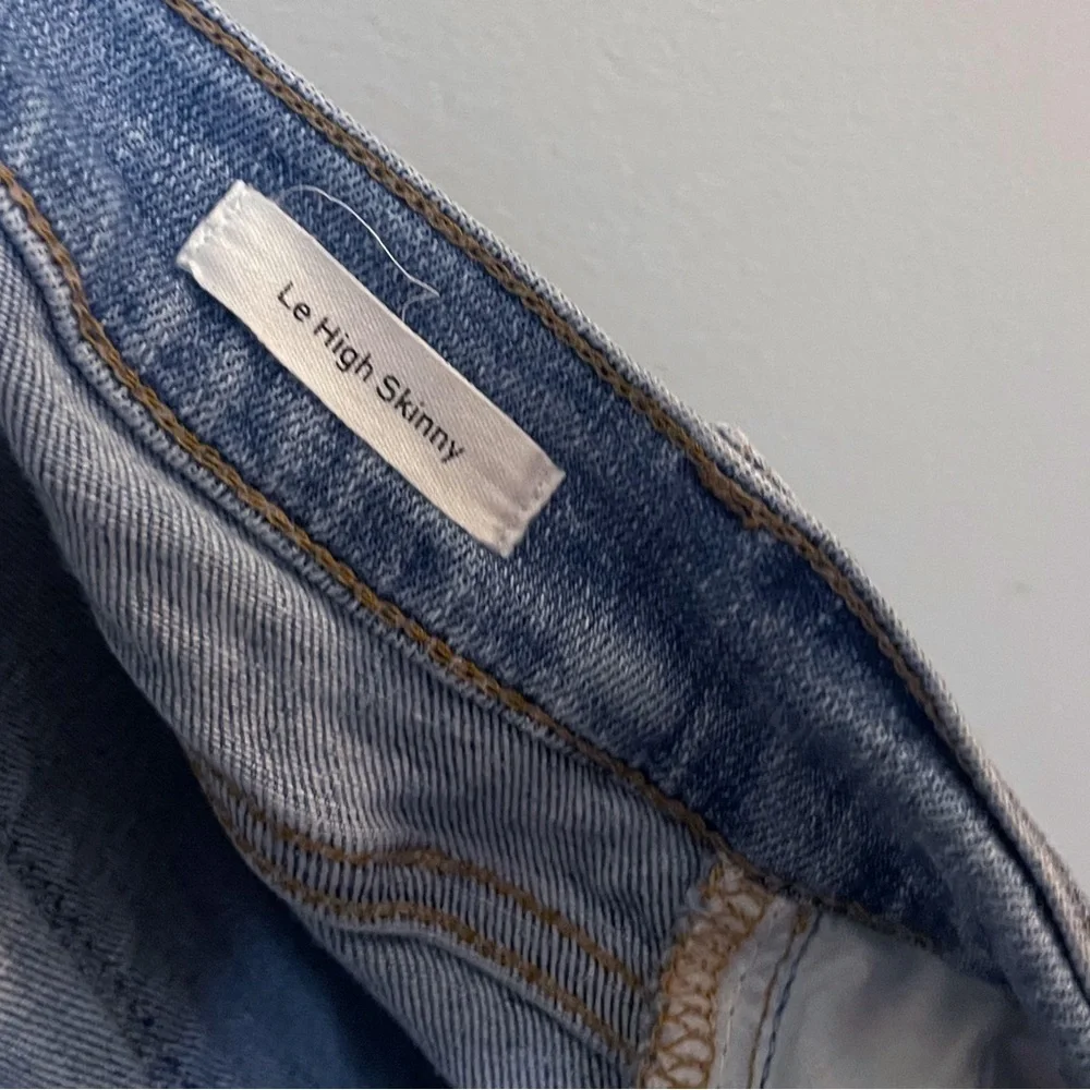 Frame Denim Women's Skinny Jeans in Light Blue Wash Festival Chic